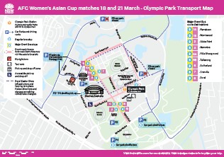 AFC 18 and 21 March Transport Map