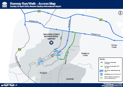 Runway Run WSI access map