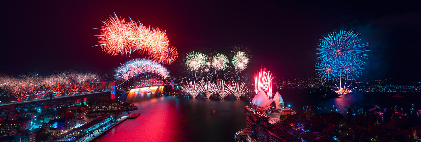 Sydney New Year's Eve harbour fireworks