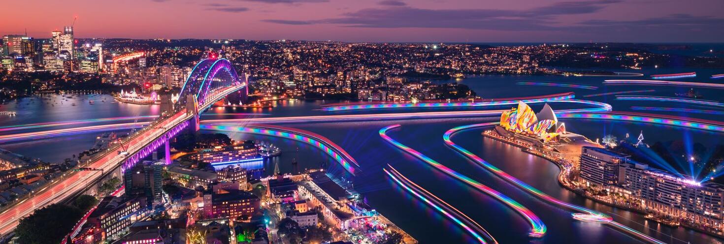 Vivid Sydney light