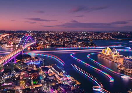 Vivid Sydney light